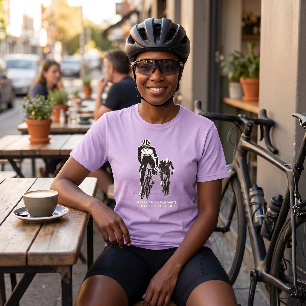 Flat Out 4 Flat White T-Shirt — Orchid lifestyle