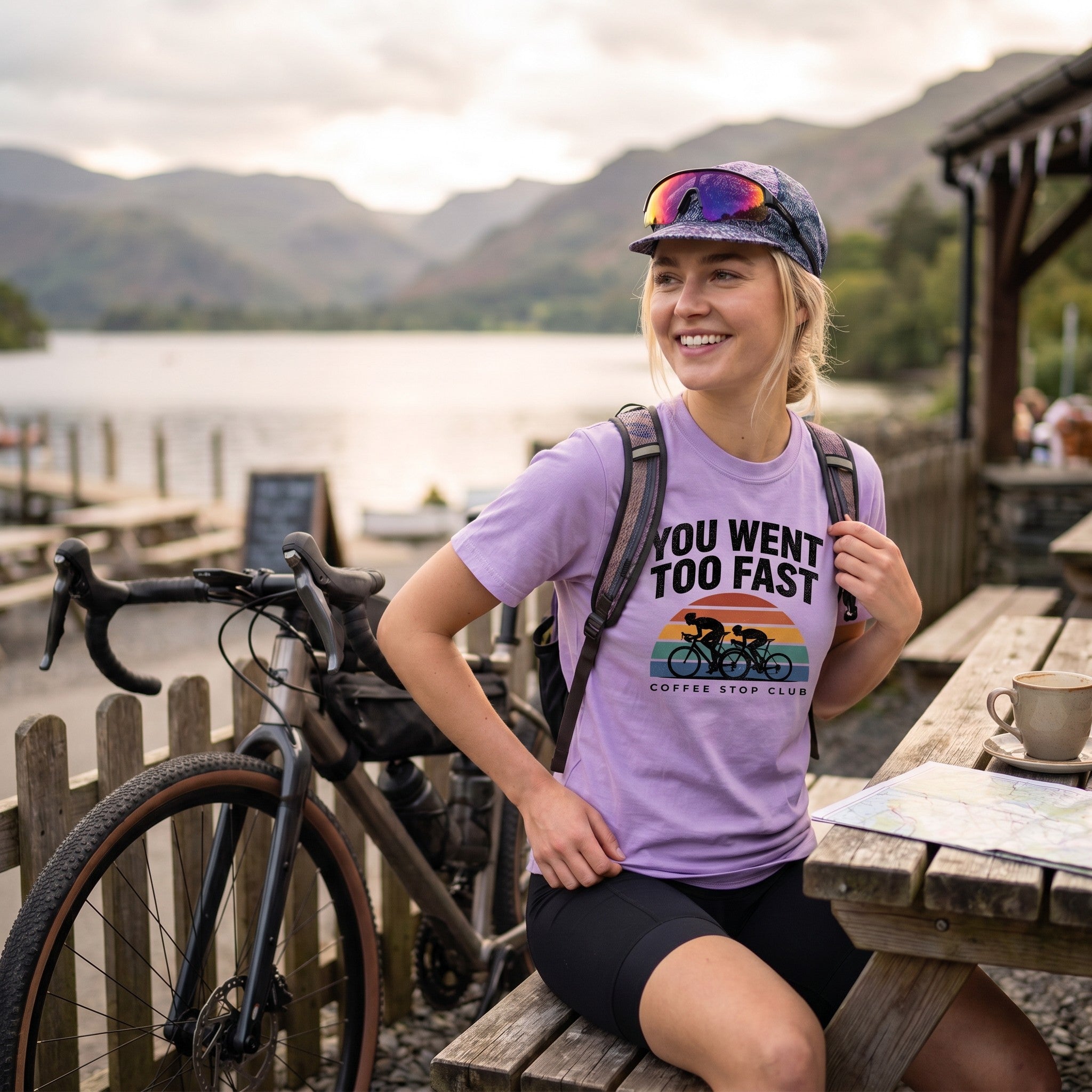You Went Too Fast Cycling T-Shirt — Orchid lifestyle