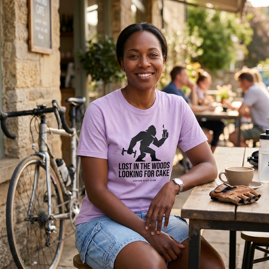 Lost in the Woods Bigfoot T‑Shirt — Orchid lifestyle