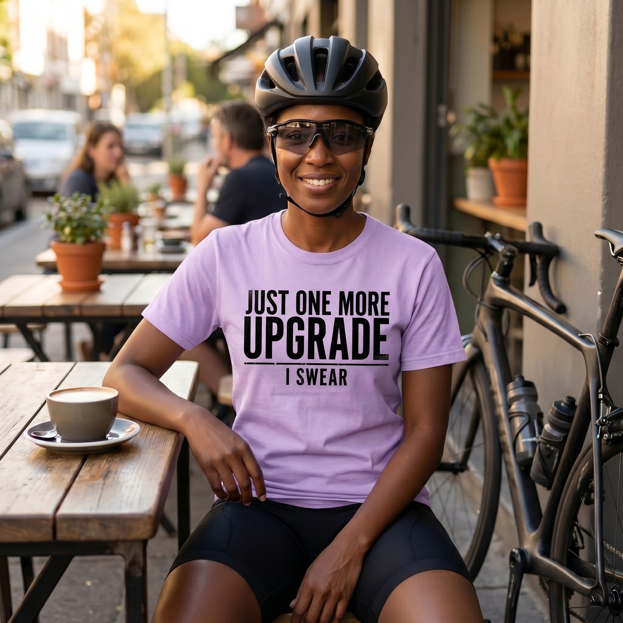 One More Upgrade Cycling T-Shirt — Orchid lifestyle