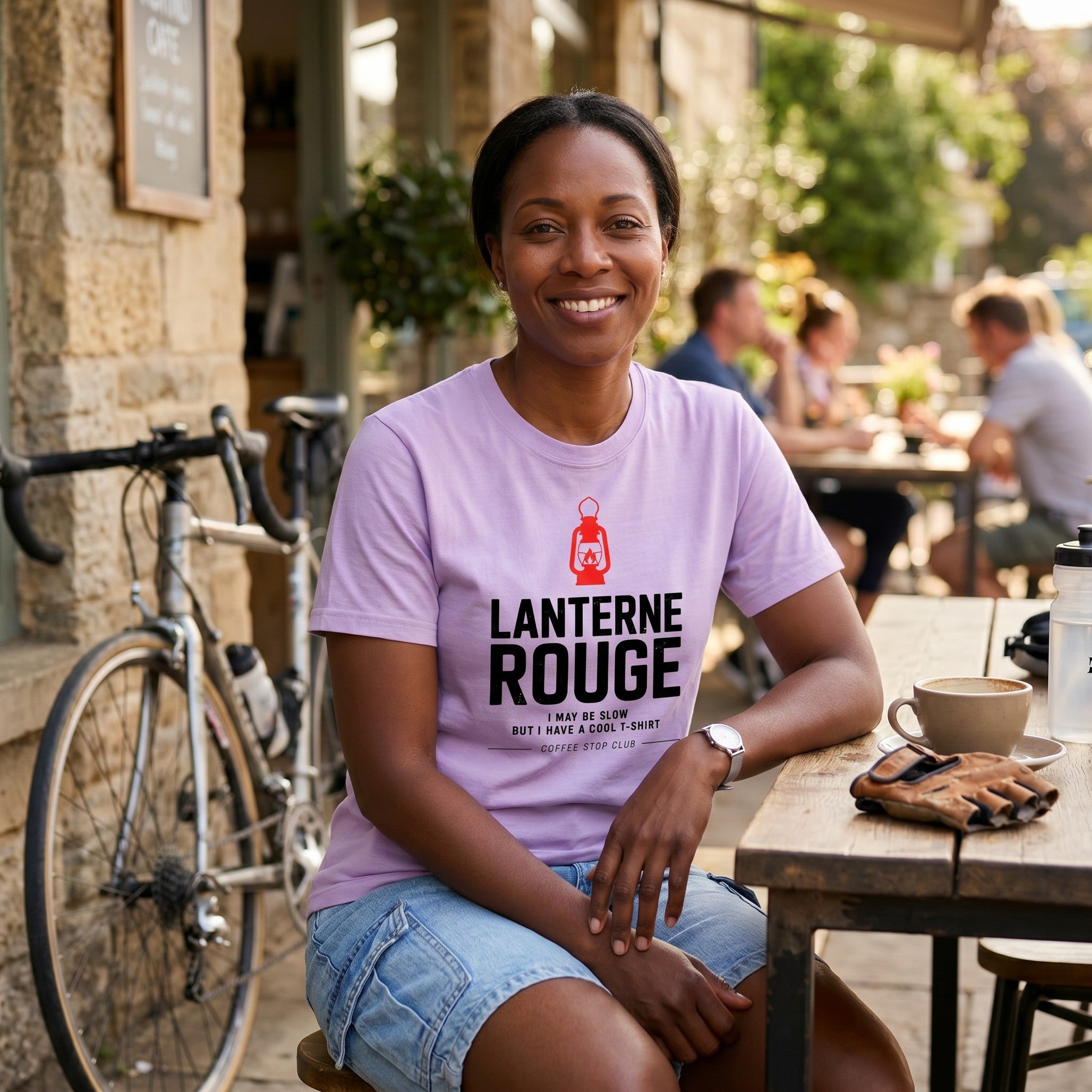 I May Be Slow Cyclist T-Shirt — Orchid lifestyle