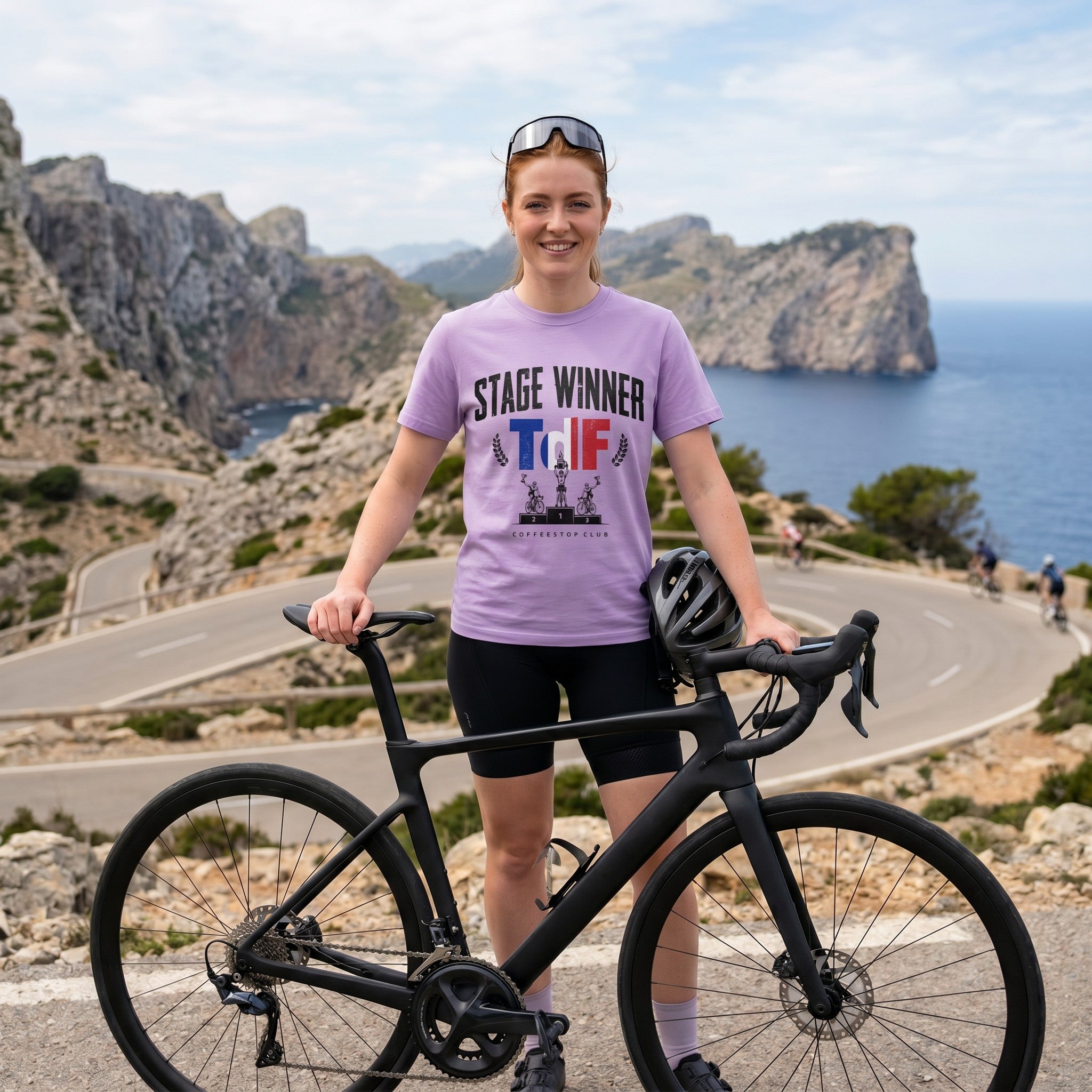 Stage Winner TdF Cycling T-Shirt — Orchid lifestyle