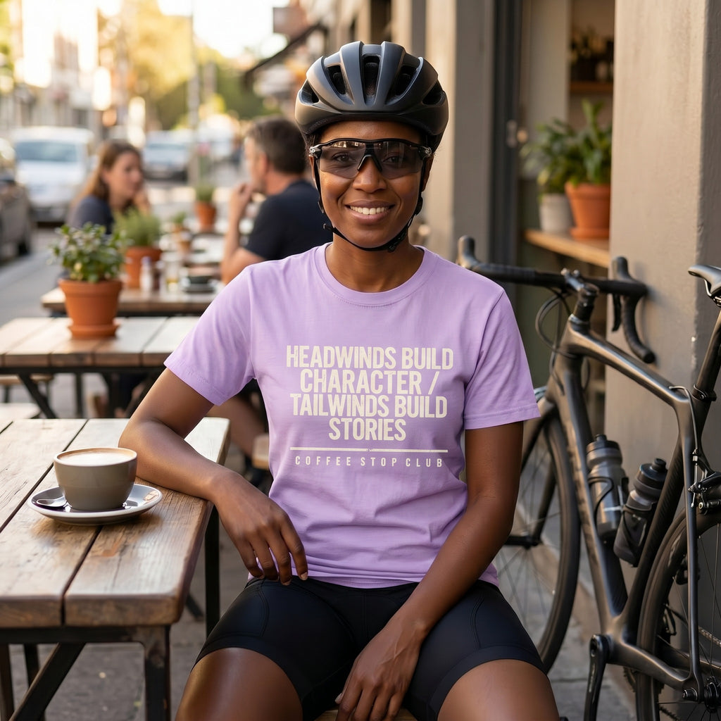 Headwinds Build Character T‑Shirt — Orchid lifestyle