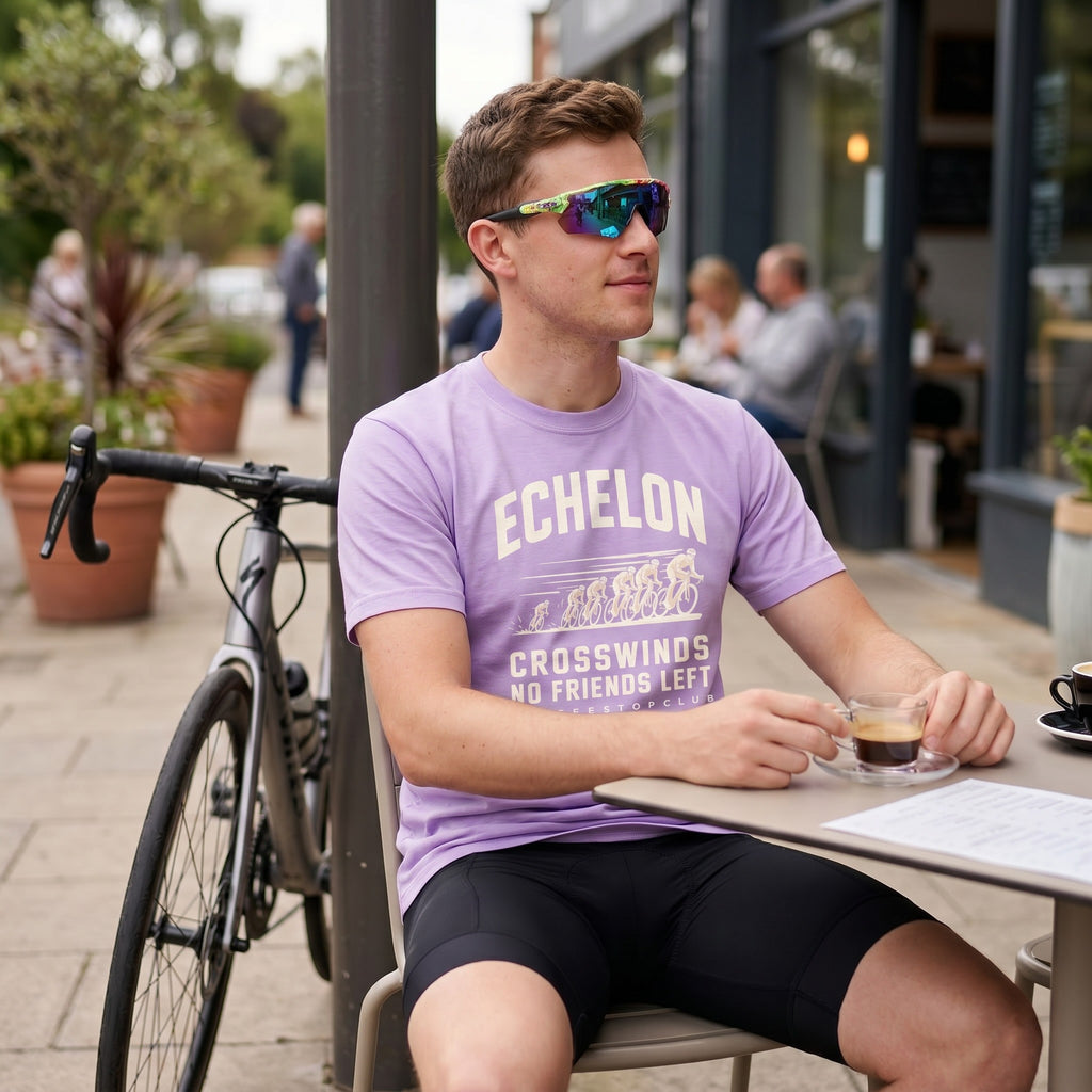 Crosswinds & No Friends Cycling T-Shirt — Orchid lifestyle