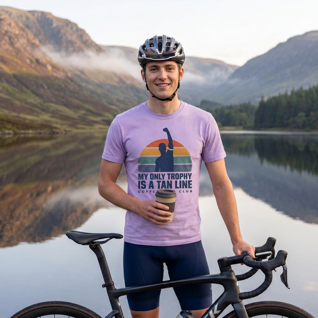 Tan Line Trophy Cycling T-Shirt — Orchid lifestyle