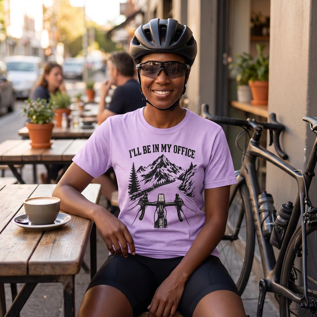 I'll Be In My Office Bike T‑Shirt — Orchid lifestyle