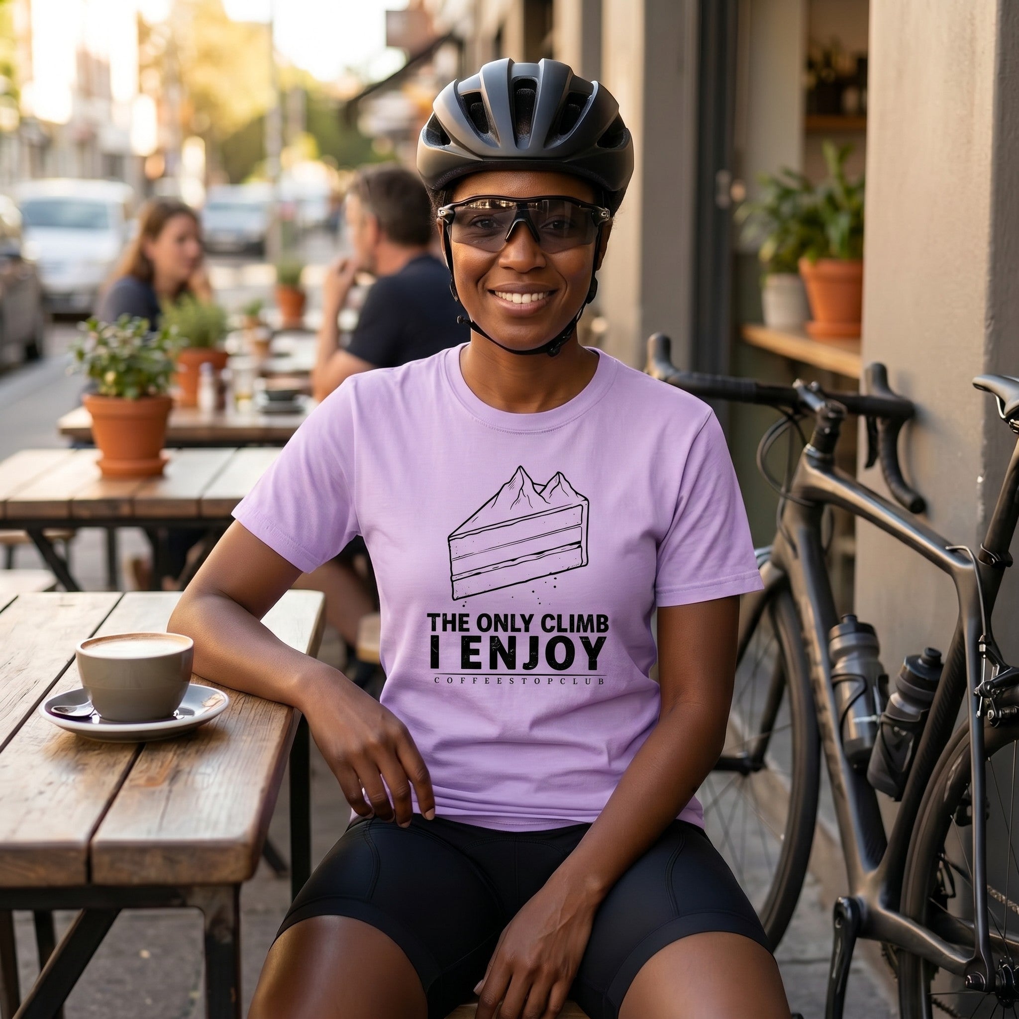 Only Climb Cycling T-Shirt — Orchid lifestyle