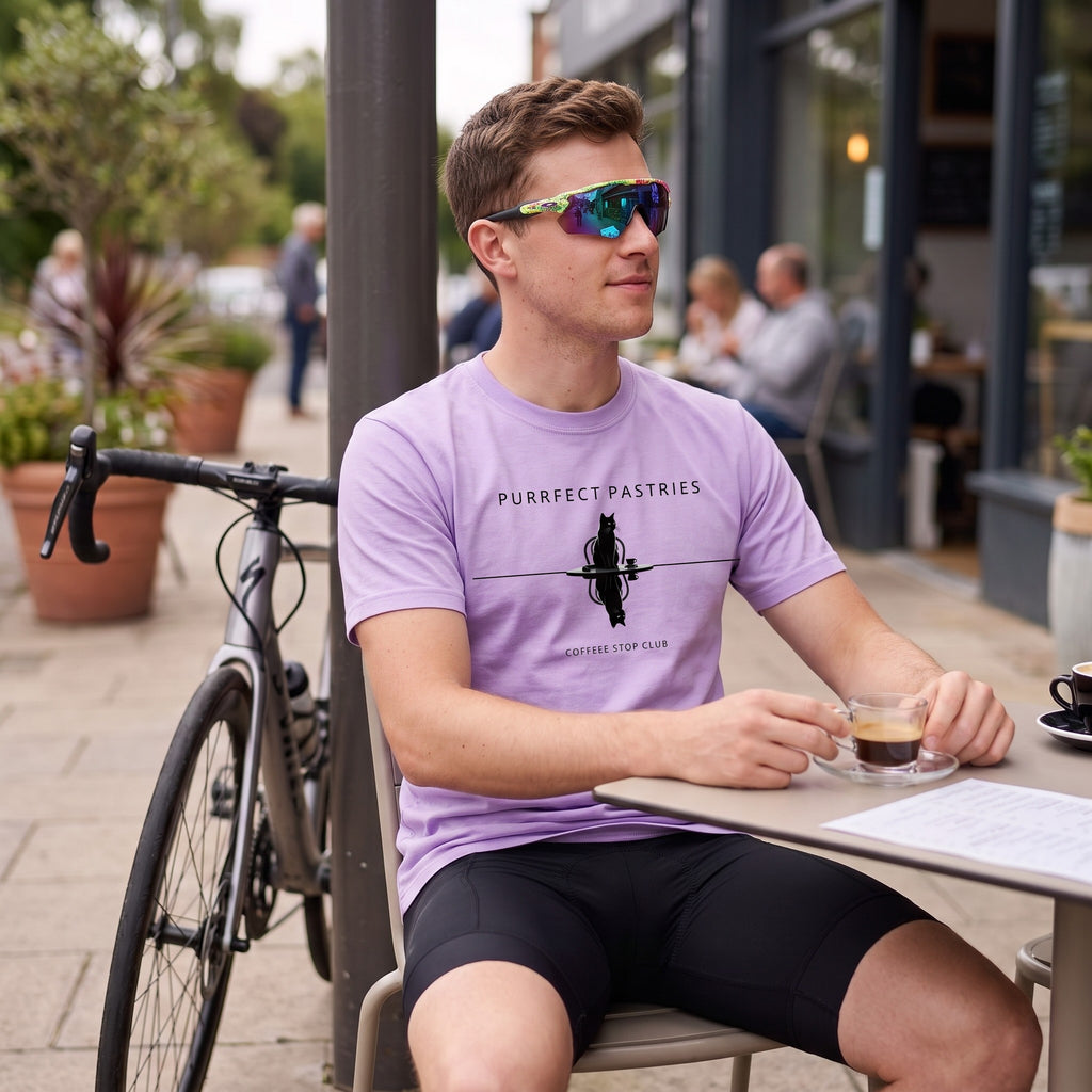 Cat Reflection Cycling T-Shirt — Orchid lifestyle