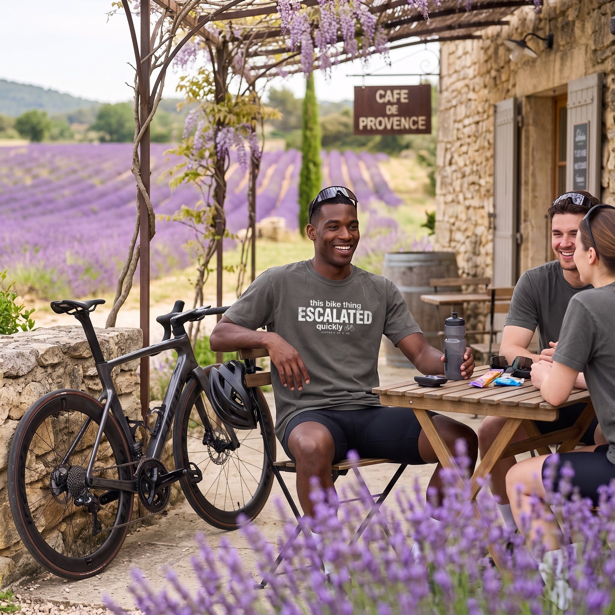 This Bike Thing Escalated T-Shirt — Pepper lifestyle