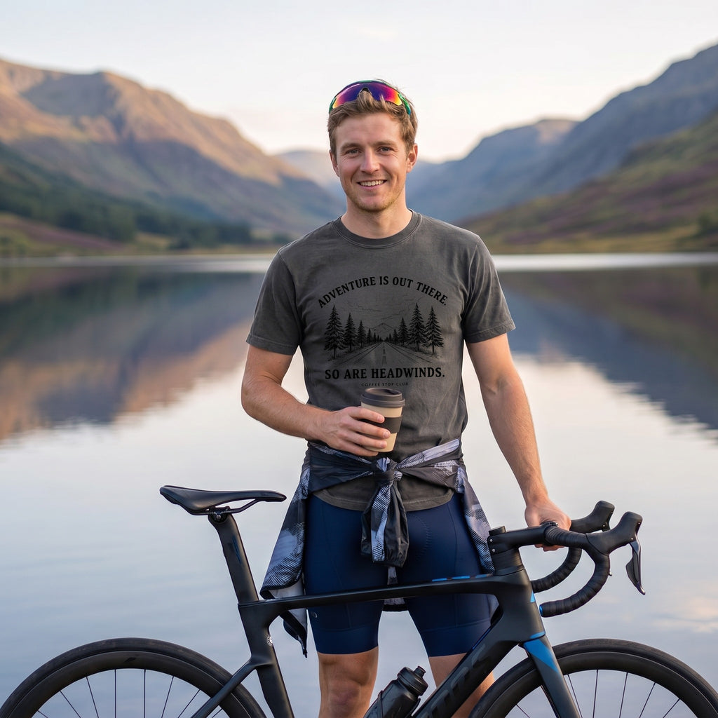 Adventure Is Out There Cycling T-Shirt — Pepper lifestyle