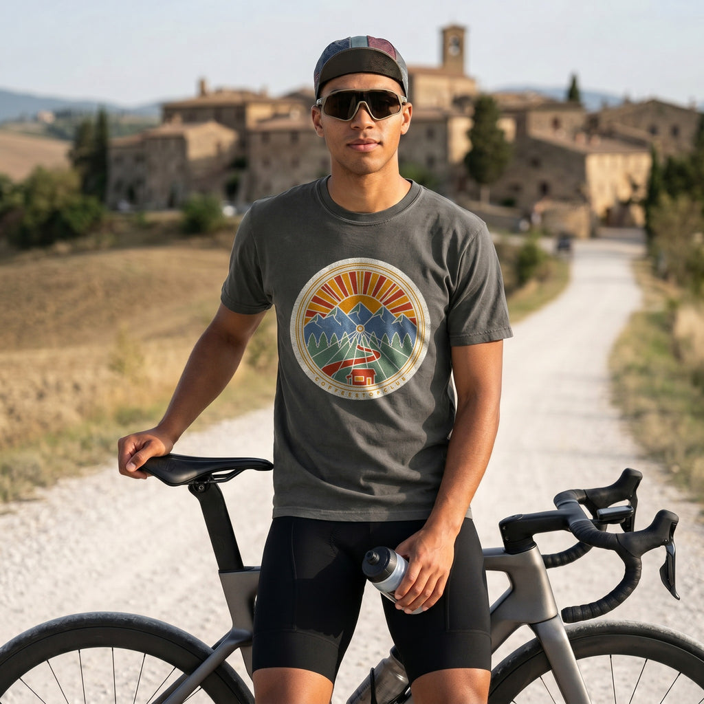 Wheel Base Cycling T-Shirt — Pepper lifestyle