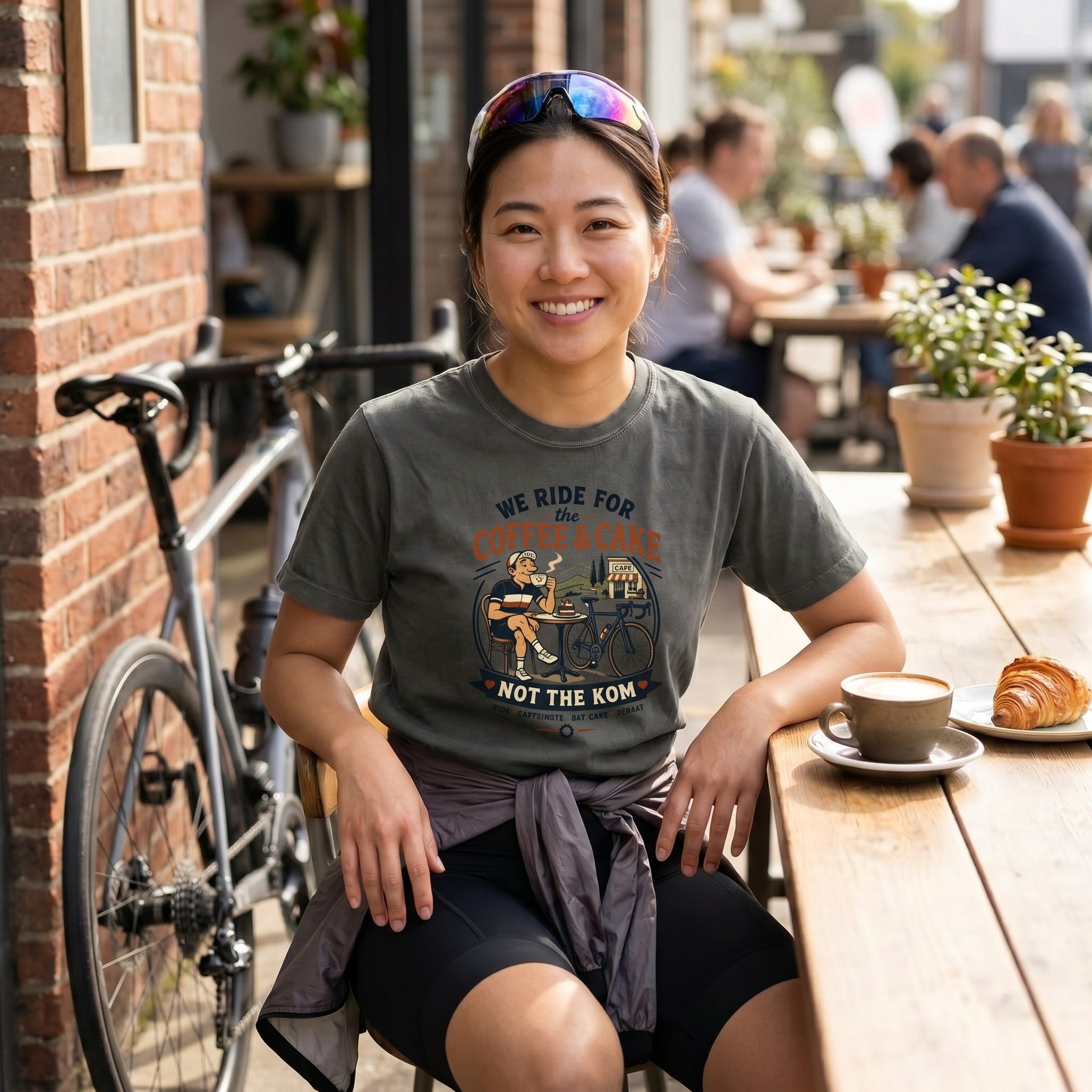 Ride For Coffee  and Cake T-Shirt — Pepper lifestyle