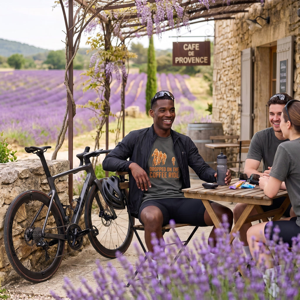 Dropped on the Coffee Ride Cycling T-Shirt — Pepper lifestyle