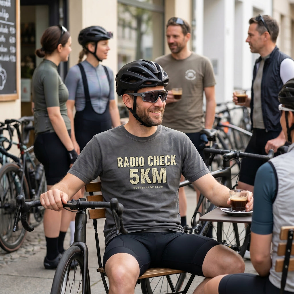 Radio Check 5Km Tour T‑Shirt — Pepper lifestyle
