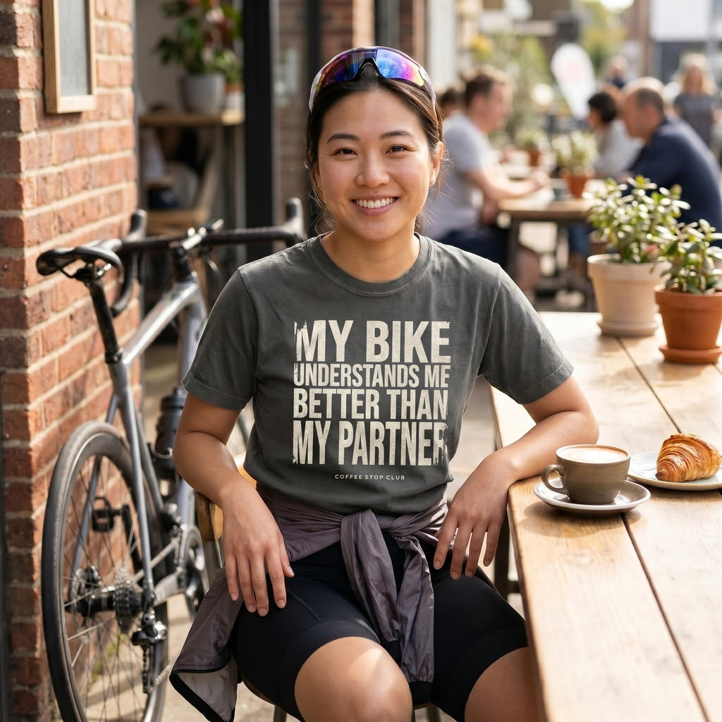 My Bike - My Partner - Just Sayin' T‑Shirt — Pepper lifestyle