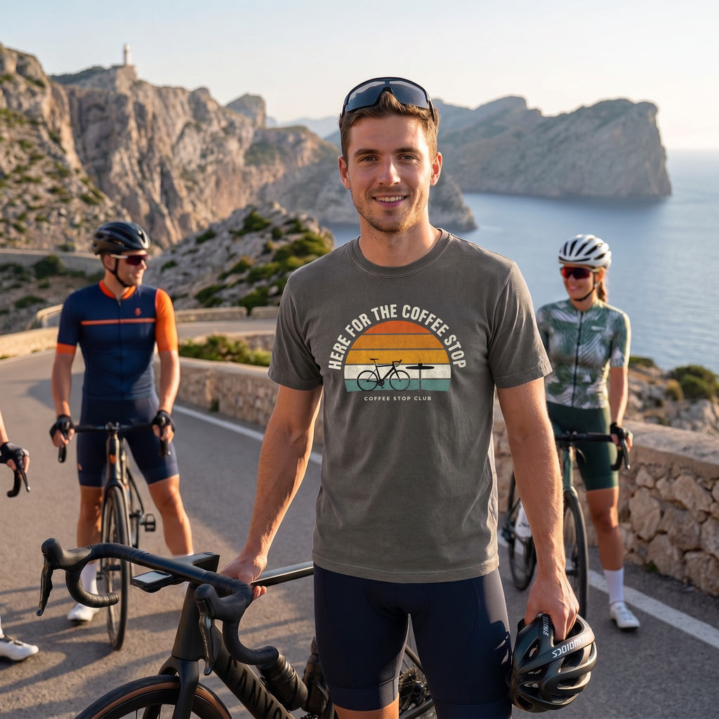 Here for the Coffee Stop T-Shirt — Pepper lifestyle