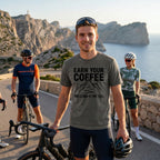 Earn Your Coffee Cycling T-Shirt — Pepper lifestyle