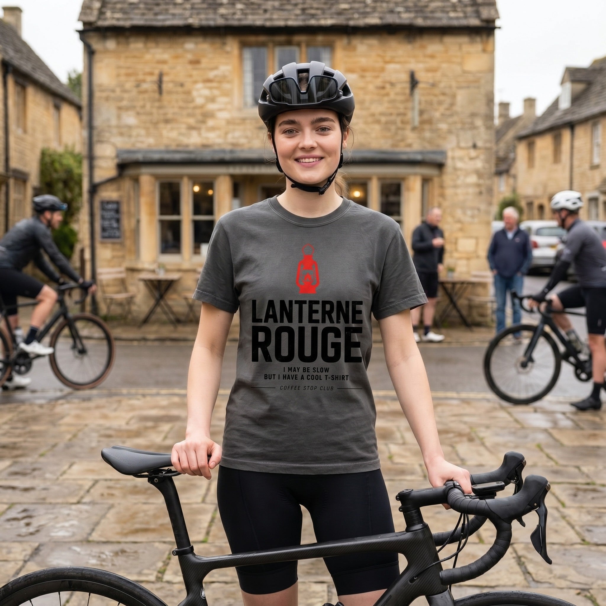 I May Be Slow Cyclist T-Shirt — Pepper lifestyle
