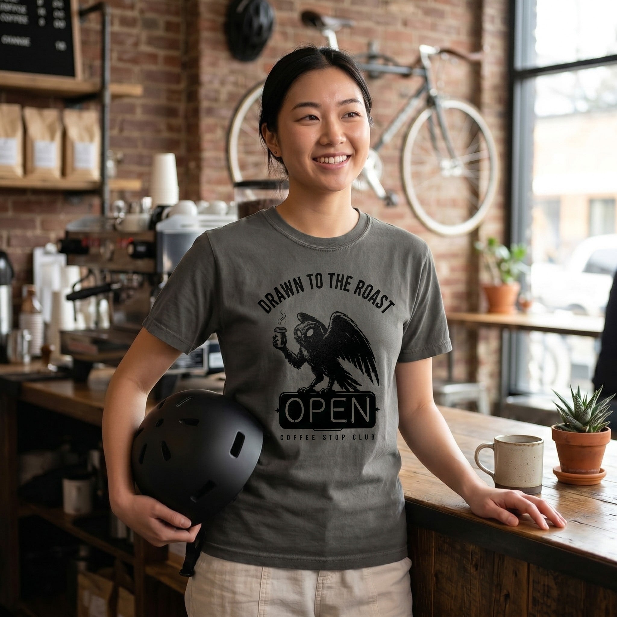 Drawn to the Roast Cycling T-Shirt — Pepper lifestyle