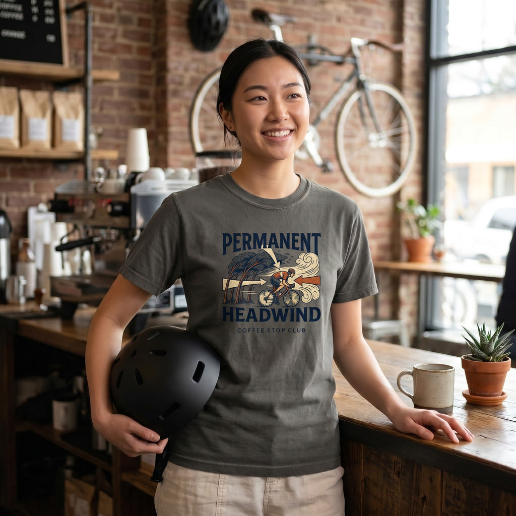 Permanent Headwind T-Shirt — Pepper lifestyle