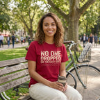 No-one Dropped T‑Shirt — Red lifestyle