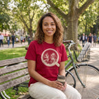 Crema de la Crema Cycling T-Shirt — Red lifestyle