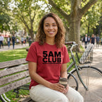 5AM Club T‑Shirt — Red lifestyle