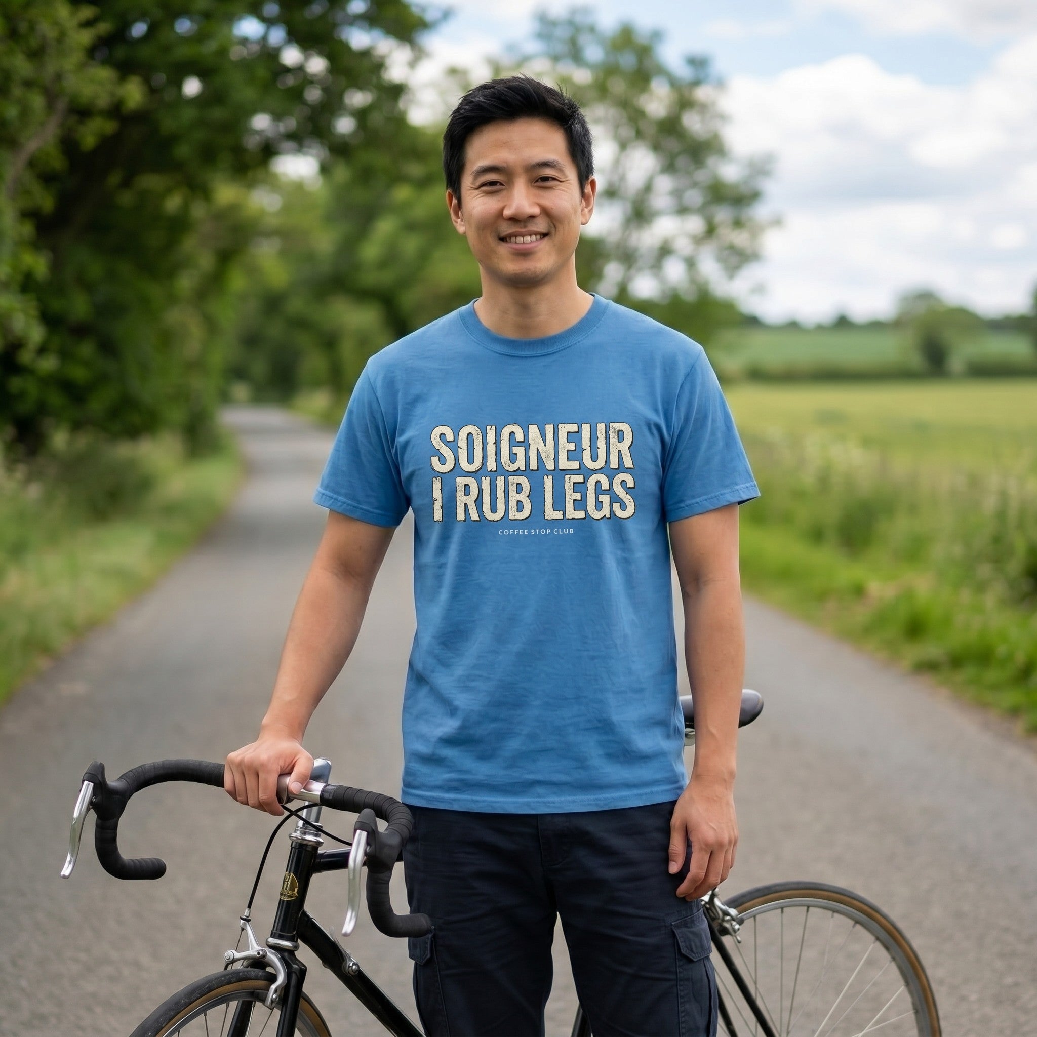 Soigneur Leg Rub Tour T‑Shirt — Royal Caribe lifestyle