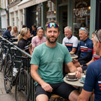 Destination Cycling T-Shirt — Seafoam lifestyle