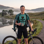 Espresso Is A Sports Drink Cycling T-Shirt — Seafoam lifestyle