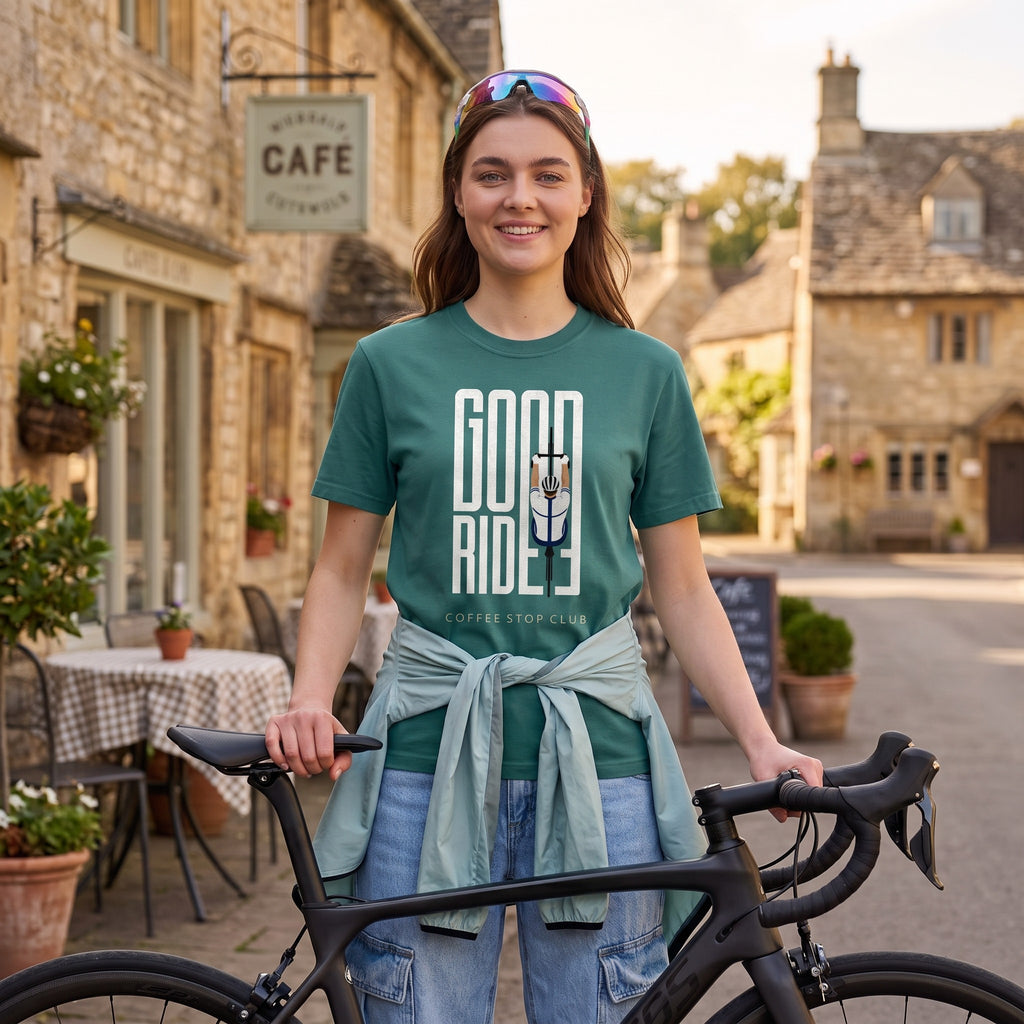 Good Rides T-Shirt — Seafoam lifestyle