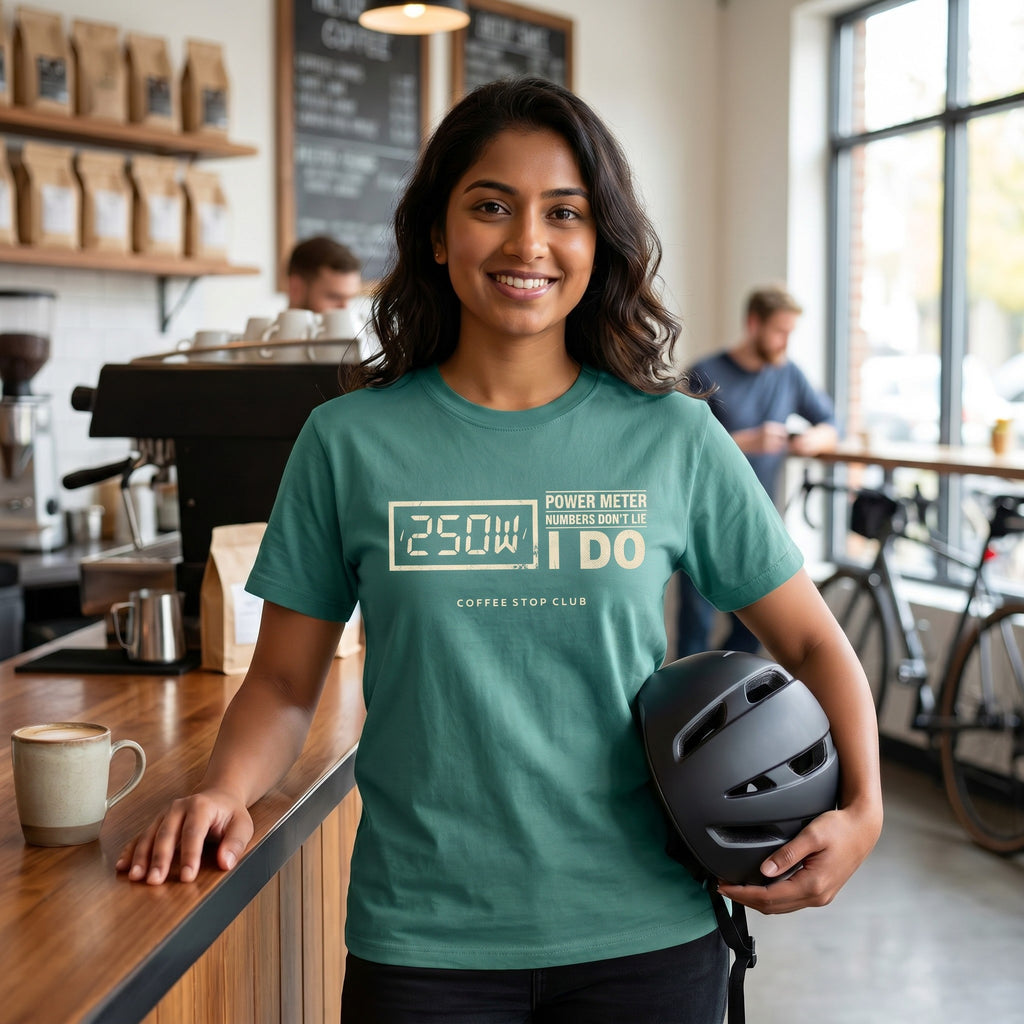 250 Watts T‑Shirt — Seafoam lifestyle