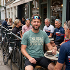 The Real Finish Line T‑Shirt — Seafoam lifestyle