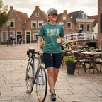 Shift Happens Cycling T-Shirt — Seafoam lifestyle
