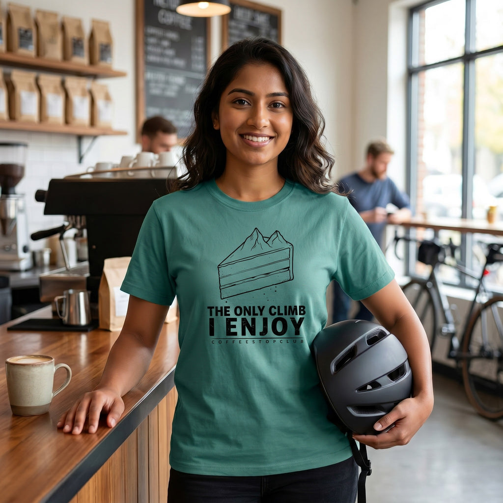 Only Climb Cycling T-Shirt — Seafoam lifestyle