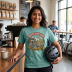 Never Pass a Café T‑Shirt — Seafoam lifestyle