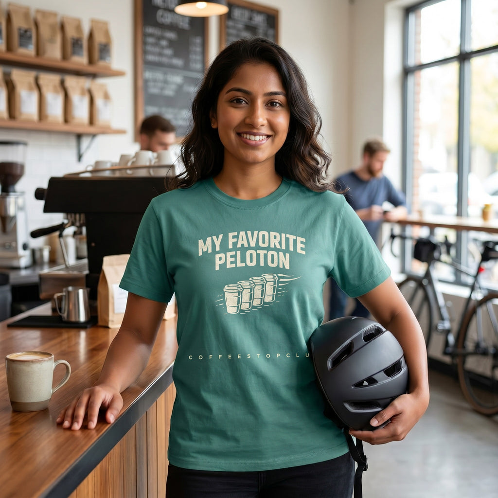 Favorite Peloton T‑Shirt — Seafoam lifestyle