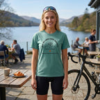 Out of Legs Society Cyclist T-Shirt — Seafoam lifestyle