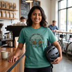 Ride Early Eat Flaky T-Shirt — Seafoam lifestyle