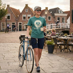 The Only Art Cycling T-Shirt — Seafoam lifestyle