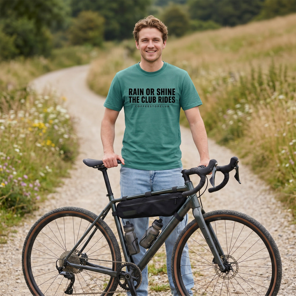 The Club Rides... T‑Shirt — Seafoam lifestyle