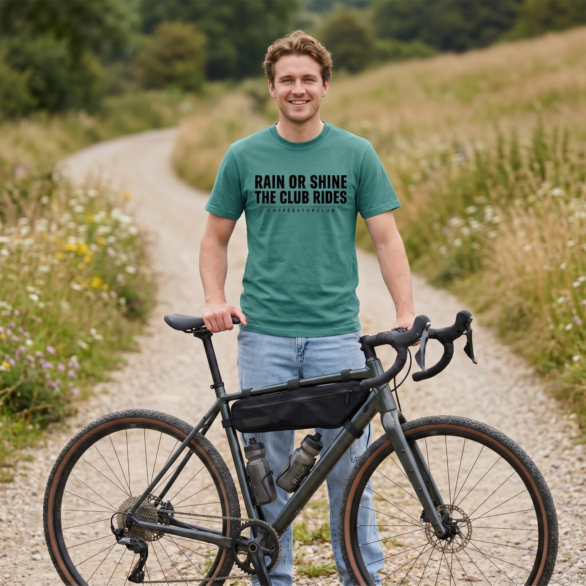The Club Rides... T‑Shirt — Seafoam lifestyle