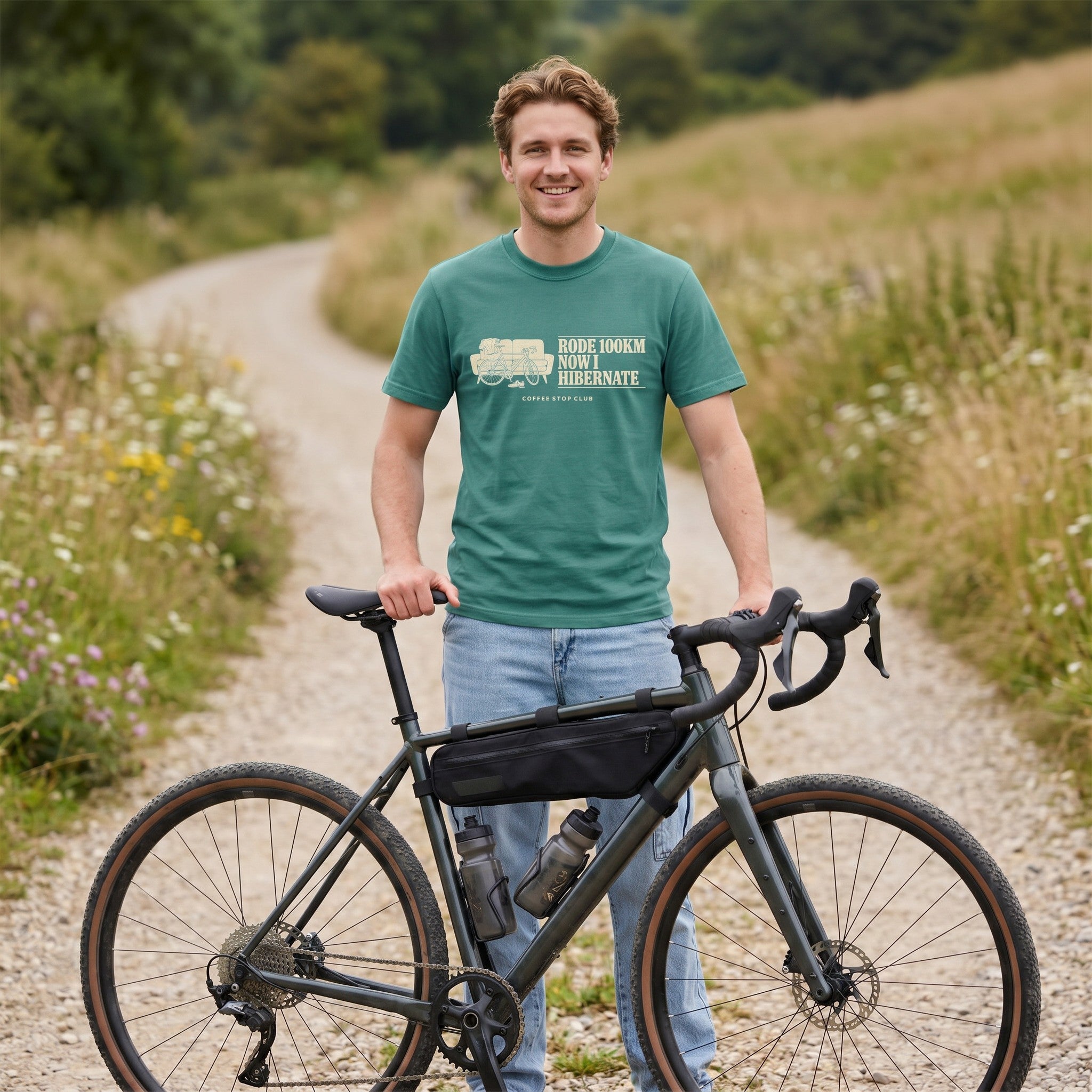 Bike --> Hibernate T‑Shirt — Seafoam lifestyle