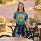 Wheel Base Cycling T-Shirt — Seafoam lifestyle
