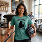 Sasquatch Hidden Cycling T-Shirt — Seafoam lifestyle
