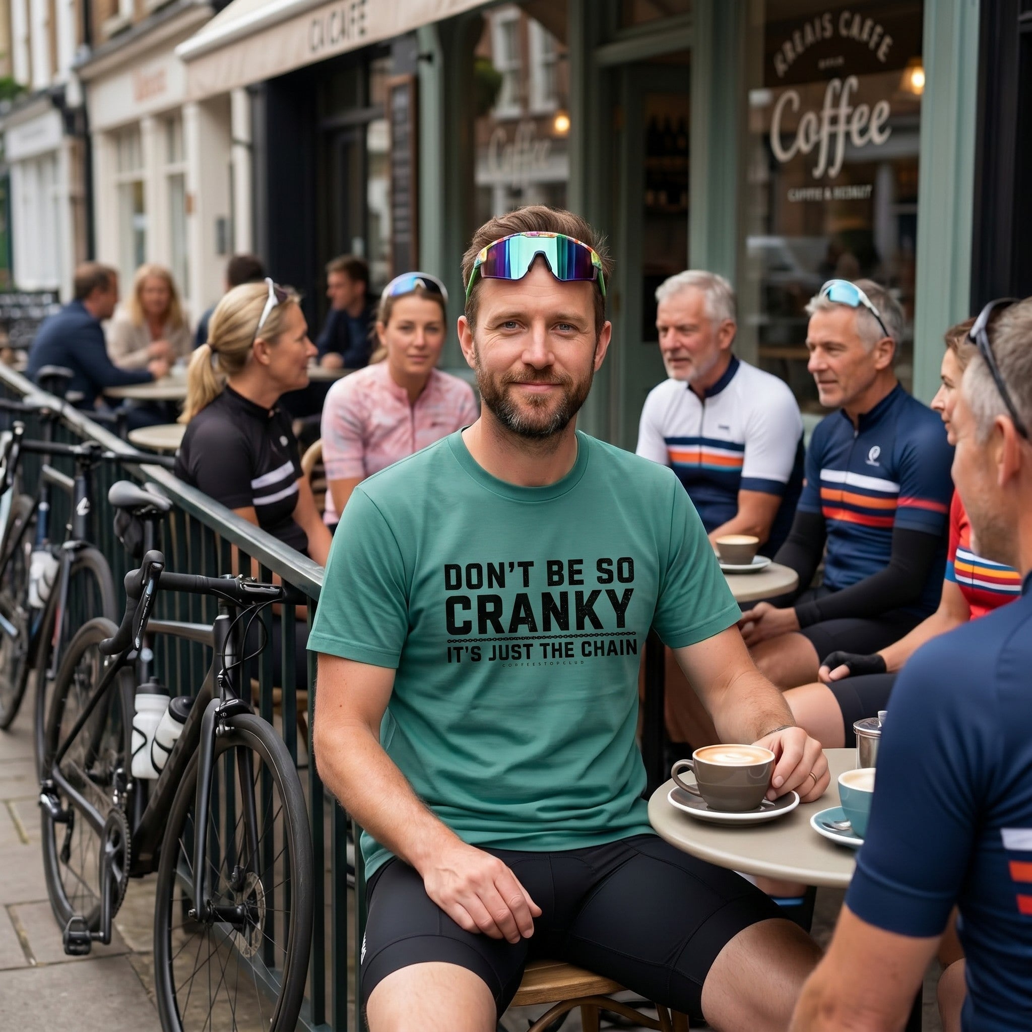 Don't Be So Cranky T‑Shirt — Seafoam lifestyle
