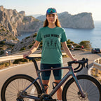 Stage Winner Cycling T-Shirt — Seafoam lifestyle