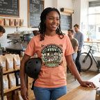 Riders Union Bakery T-Shirt — Terracotta lifestyle