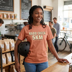 Radio Check 5Km Tour T‑Shirt — Terracotta lifestyle