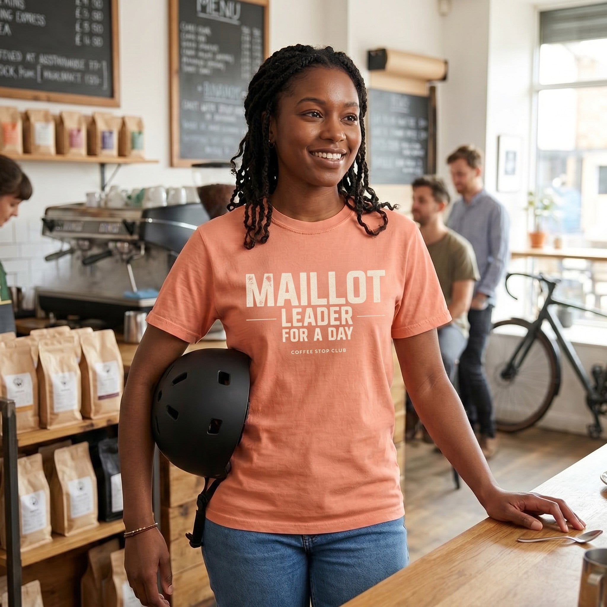 Maillot Tour T‑Shirt — Terracotta lifestyle